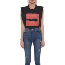 Load image into Gallery viewer, The Sound Wave Muscle T-Shirt
