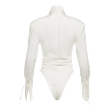 Load image into Gallery viewer, The Poplin Blouse Bodysuit
