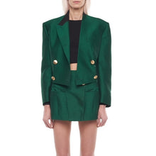 Load image into Gallery viewer, The Tori Double Breasted Cropped Jacket
